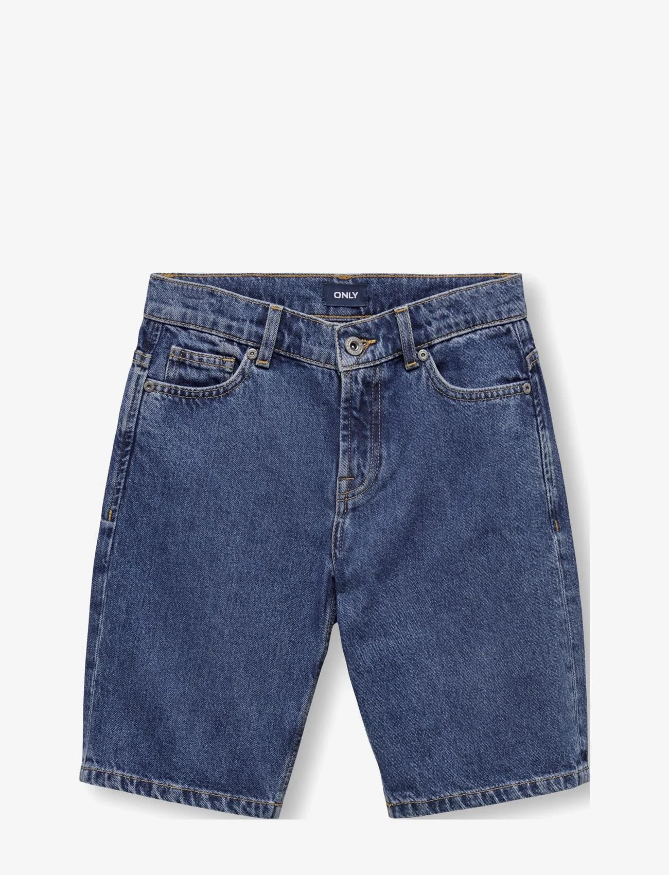 Kids Only - KOBAVI SHORTS DNM BOX - jeansshorts - medium blue denim - 0