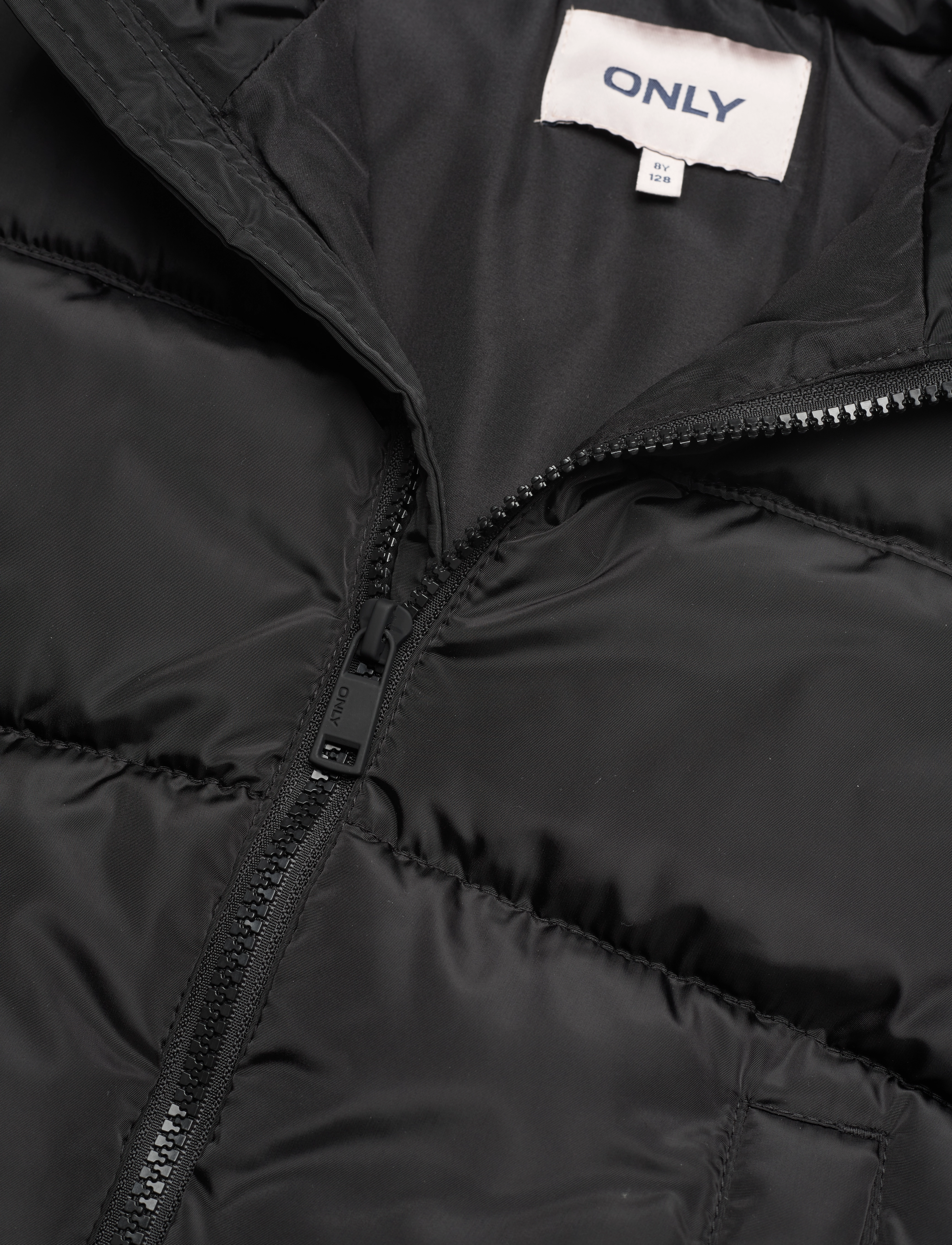 Kids Only - KOGBELINDA SHORT PUFFER  BO OTW - daunen-& steppjacken - black - 2
