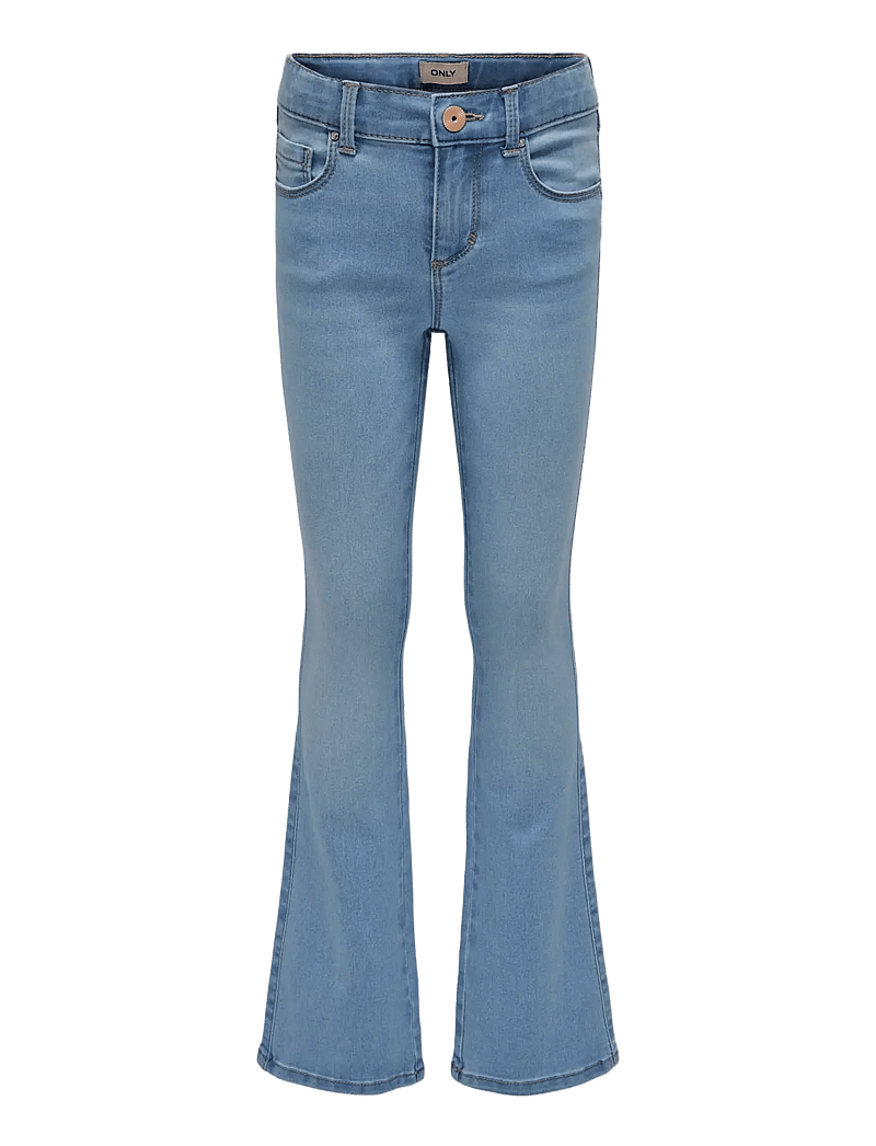 Kids Only - KOGROYAL LIFE REG FLARED PIM020 NOOS - alt laienevad teksad - light blue denim - 0