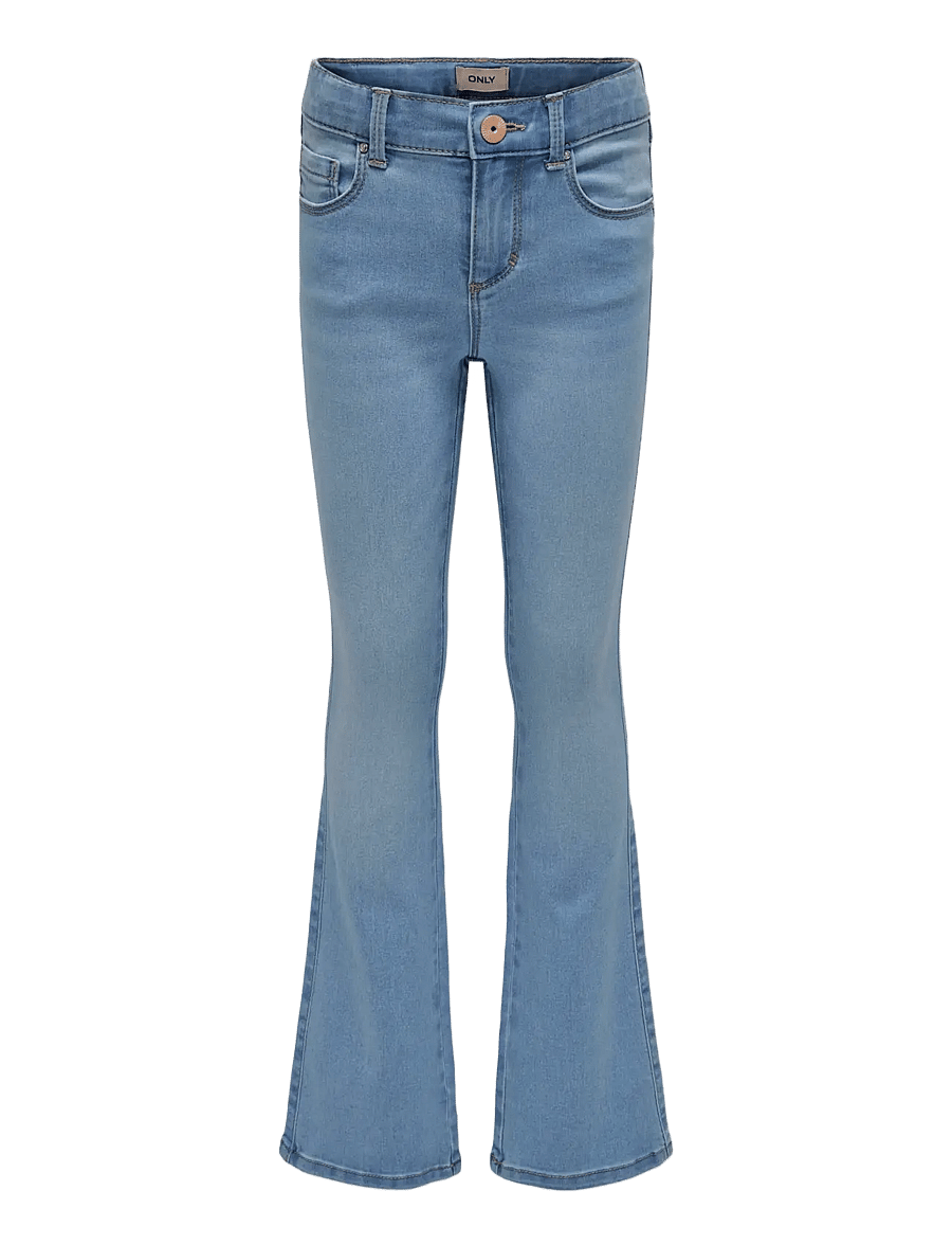 Kids Only - KOGROYAL LIFE REG FLARED PIM020 NOOS - dżinsy typu bootcut - light blue denim - 1