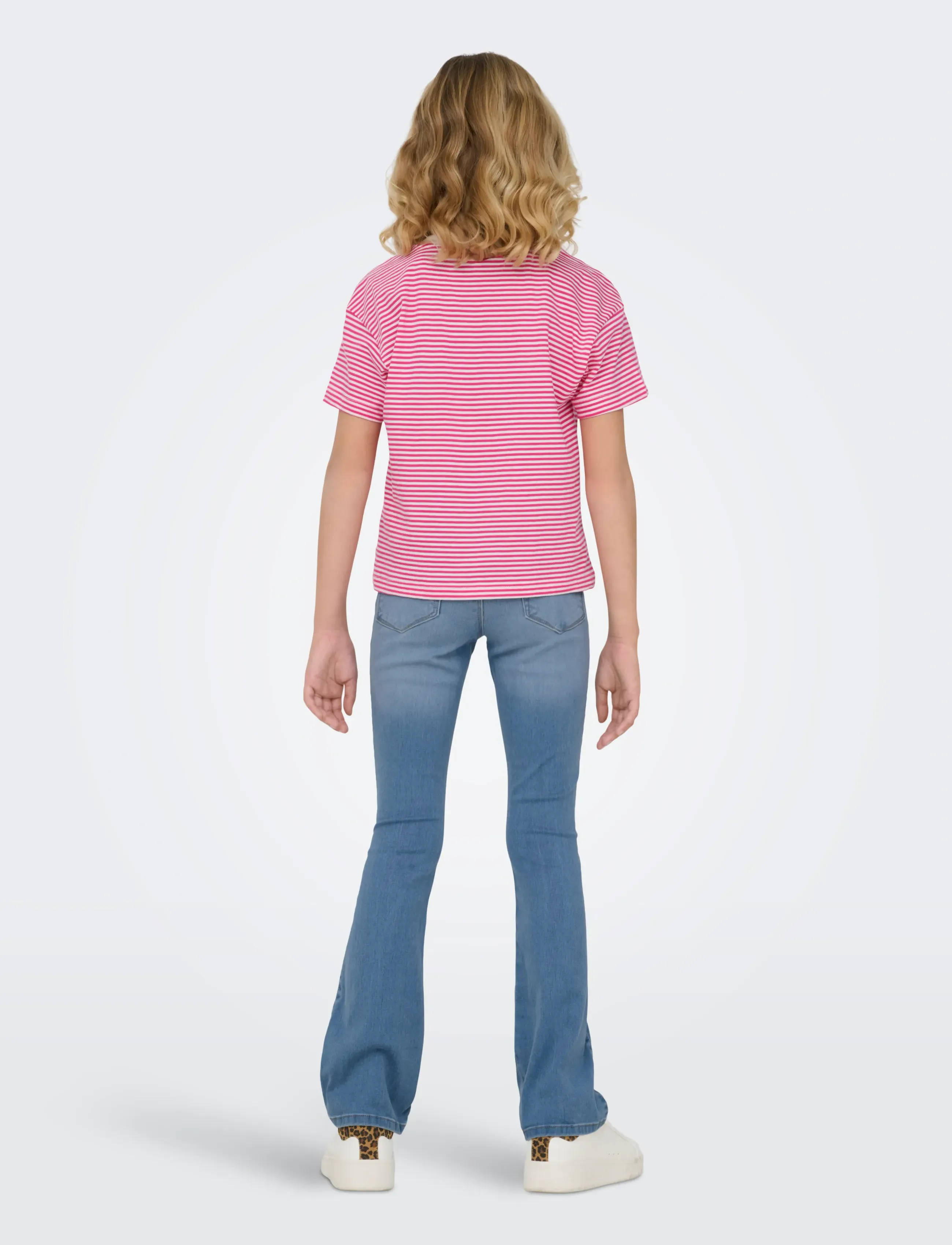 Kids Only - KOGROYAL LIFE REG FLARED PIM020 NOOS - dżinsy typu bootcut - light blue denim - 3