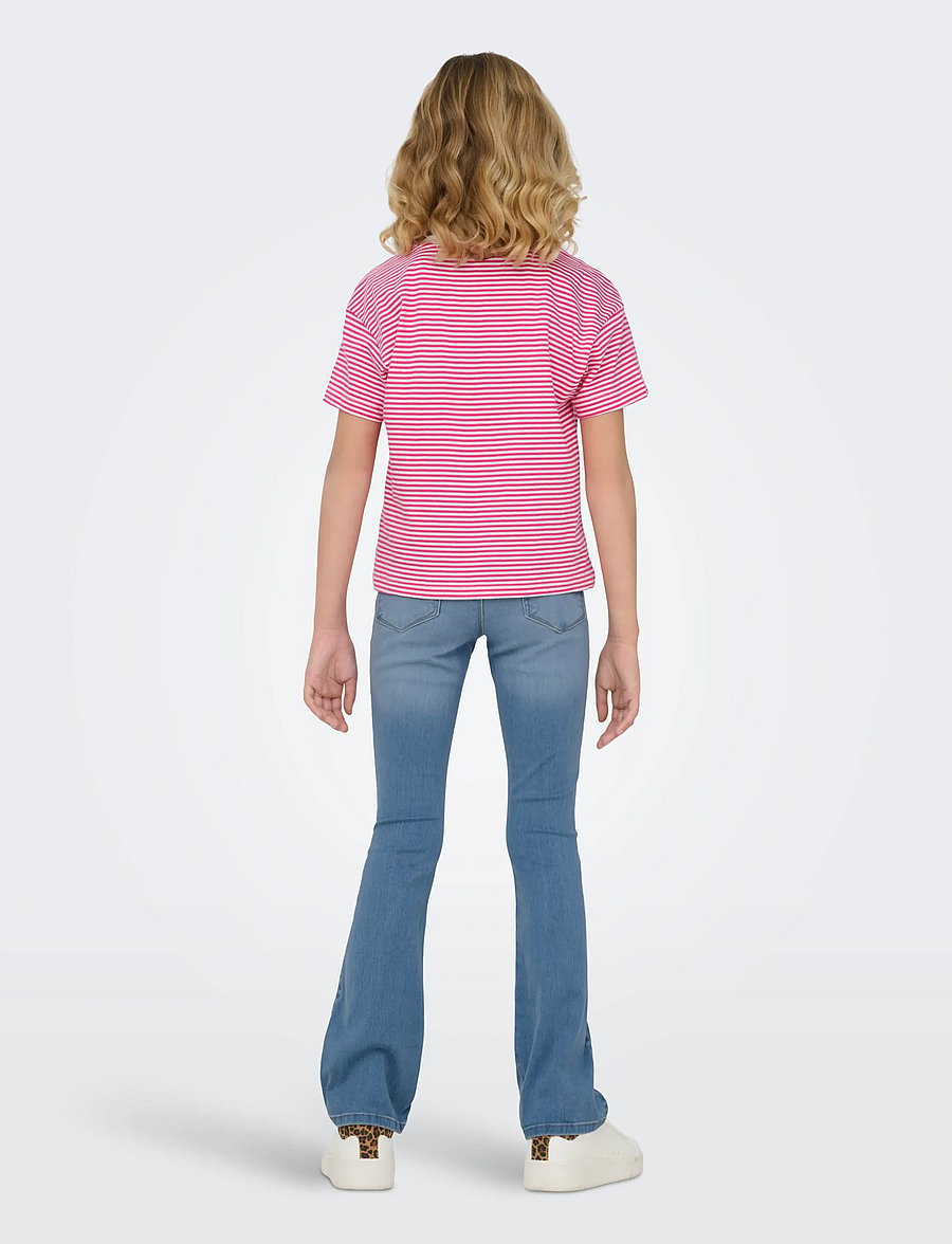 Kids Only - KOGROYAL LIFE REG FLARED PIM020 NOOS - dżinsy typu bootcut - light blue denim - 3