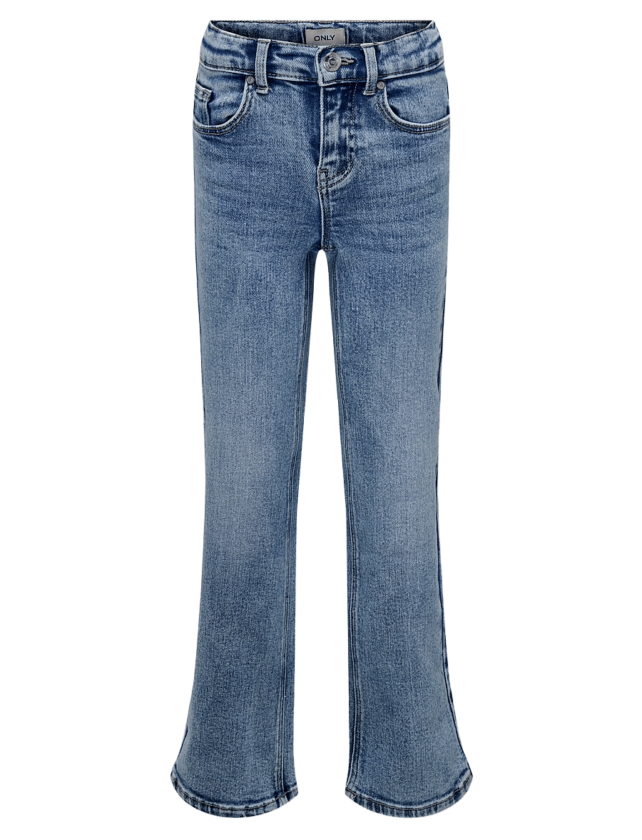 Kids Only - KOGJUICY WIDE LEG DNM PIM560 NOOS - pantalons larges - light blue denim - 1