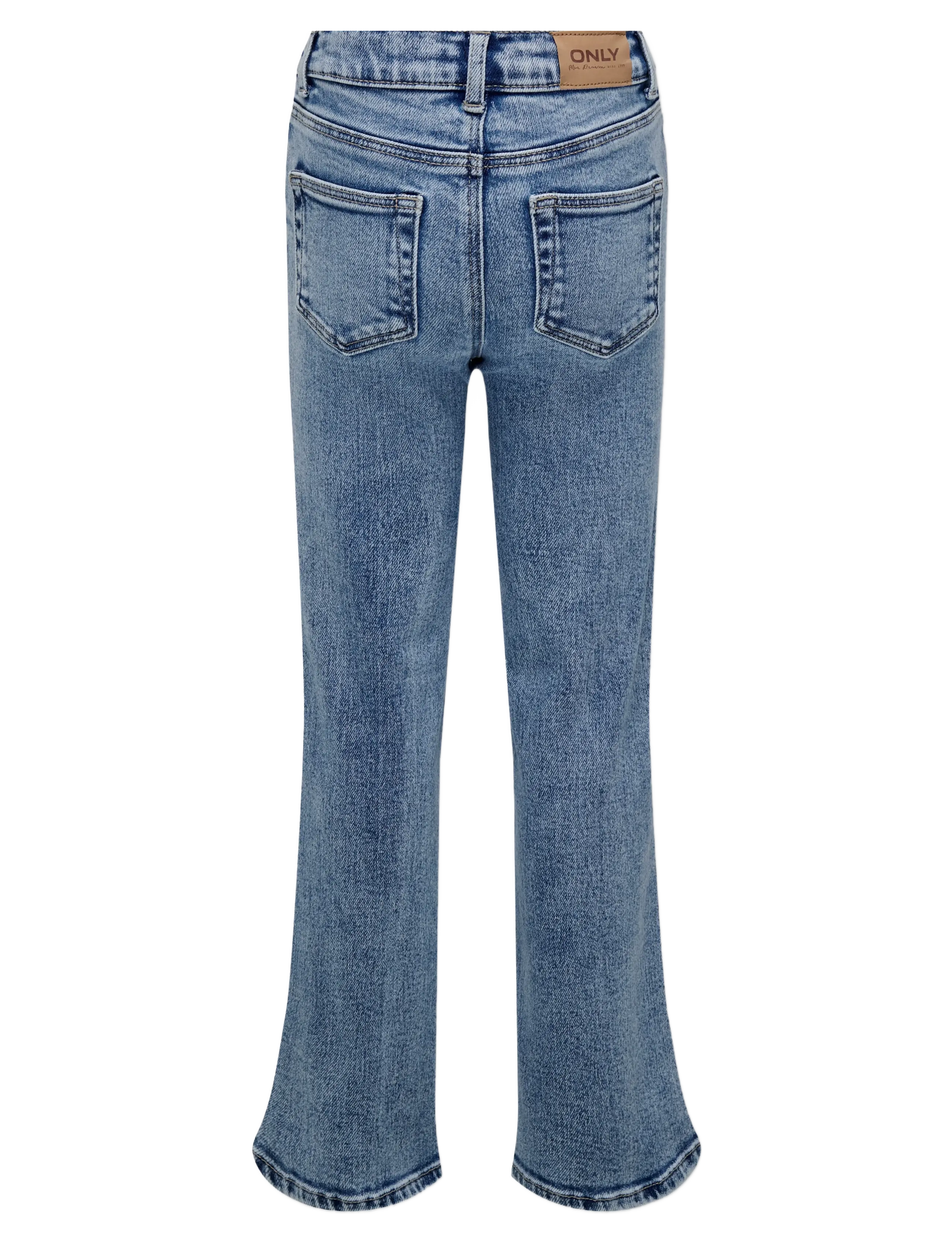 Kids Only - KOGJUICY WIDE LEG DNM PIM560 NOOS - pantalons larges - light blue denim - 2