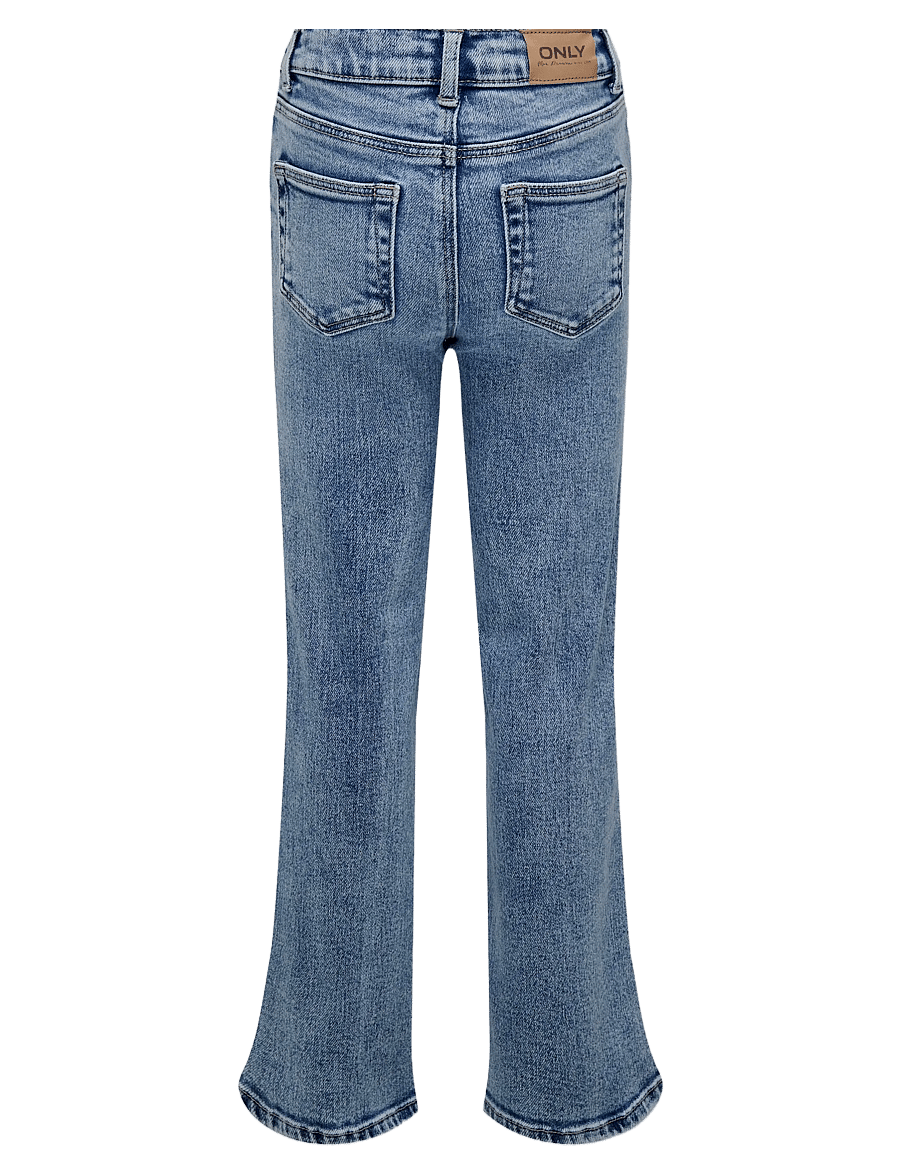 Kids Only - KOGJUICY WIDE LEG DNM PIM560 NOOS - pantalons larges - light blue denim - 2