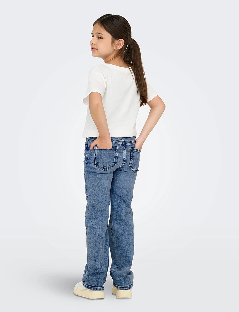 Kids Only - KOGJUICY WIDE LEG DNM PIM560 NOOS - wide leg jeans - light blue denim - 0