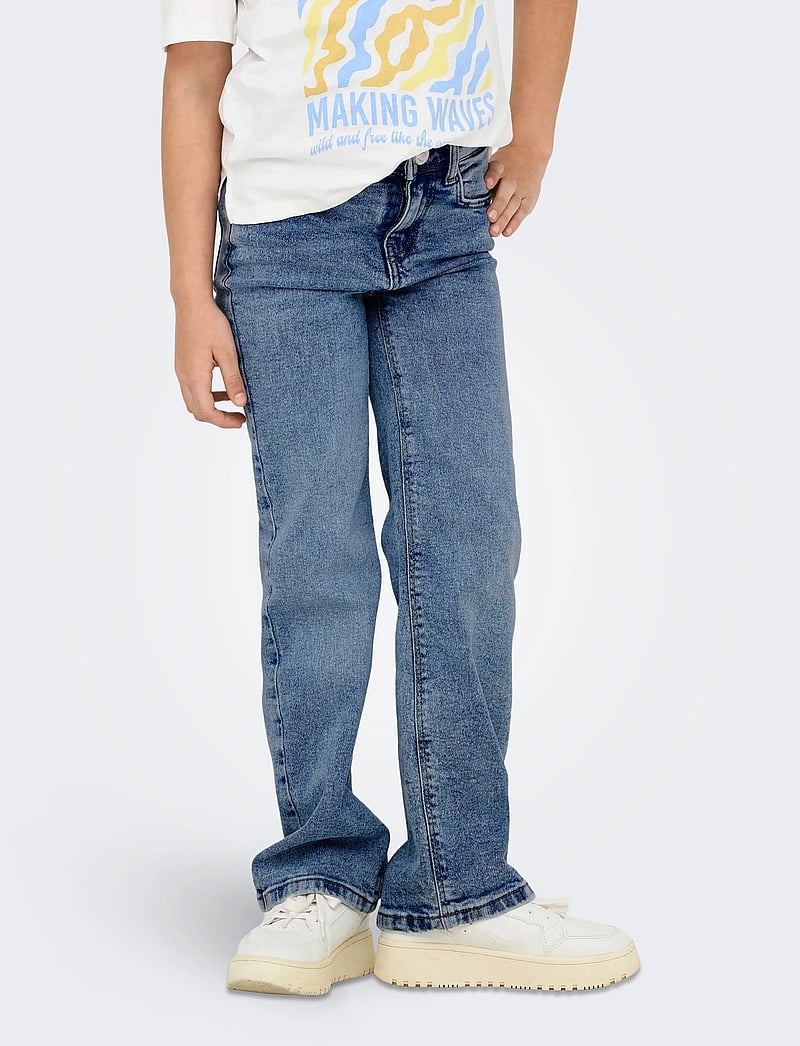 Kids Only - KOGJUICY WIDE LEG DNM PIM560 NOOS - wide leg jeans - light blue denim - 3