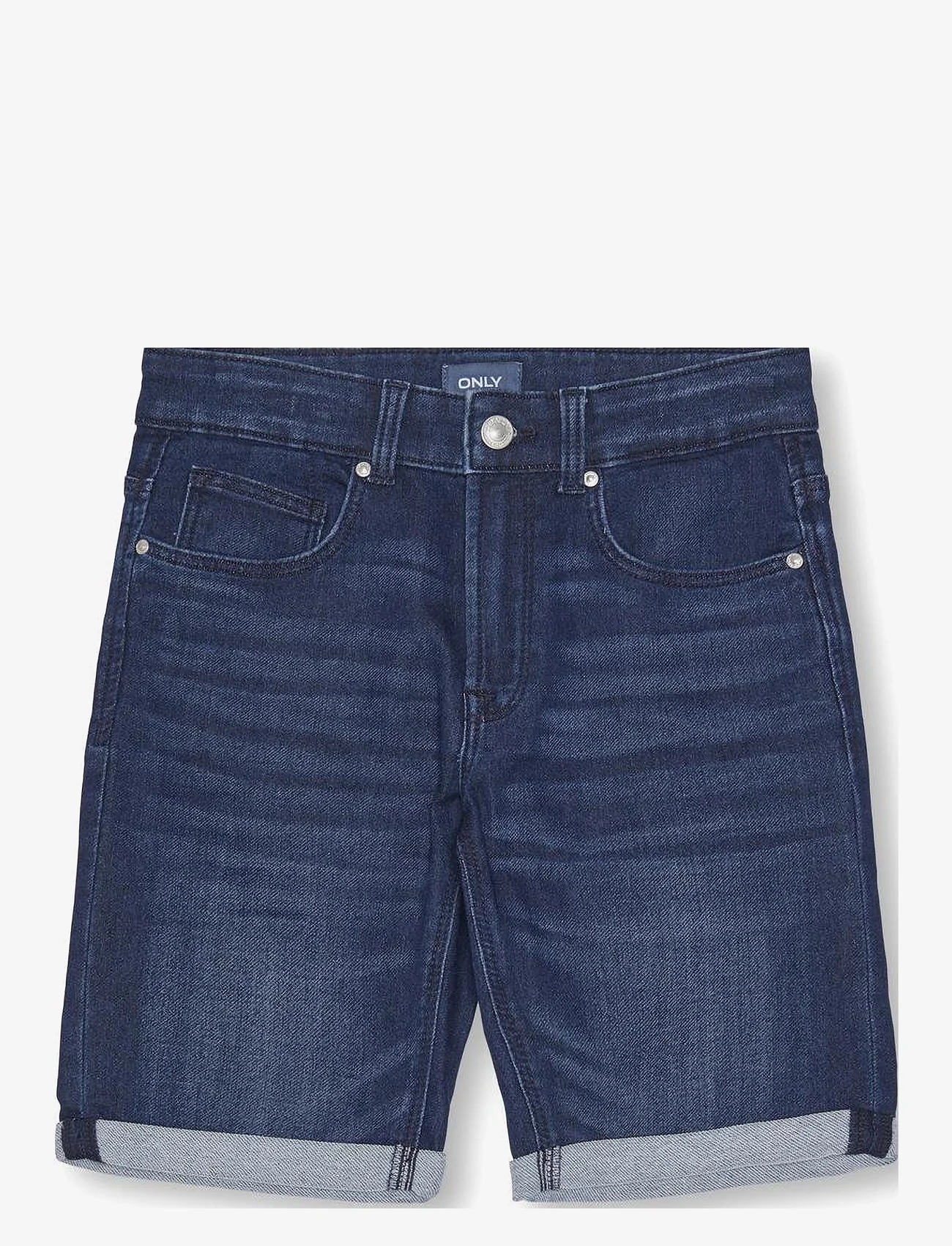 Kids Only - KOBPLY SHORTS JOG PIM3199 NOOS - korte jeansbroeken - dark blue denim - 0