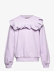 Kids Only - KOGOFELIA L/S FRILL O-NECK BO SWT - sweatshirts & huvtröjor - pastel lilac - 0