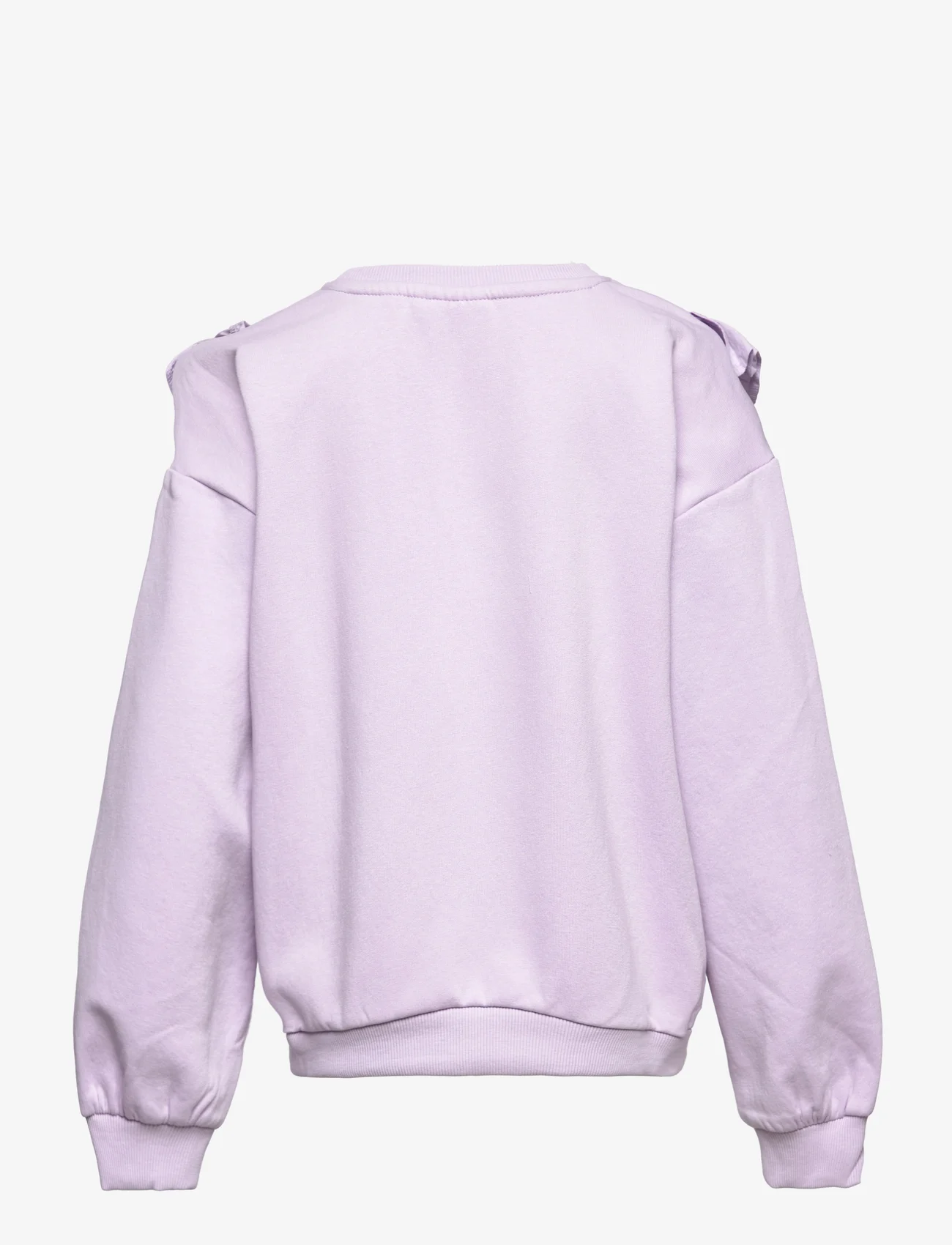 Kids Only - KOGOFELIA L/S FRILL O-NECK BO SWT - sweatshirts & hoodies - pastel lilac - 1