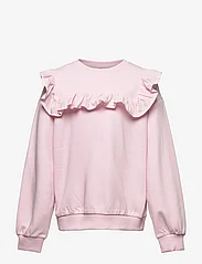 Kids Only - KOGOFELIA L/S FRILL O-NECK BO SWT - sweatshirts & hoodies - pink tulle - 0