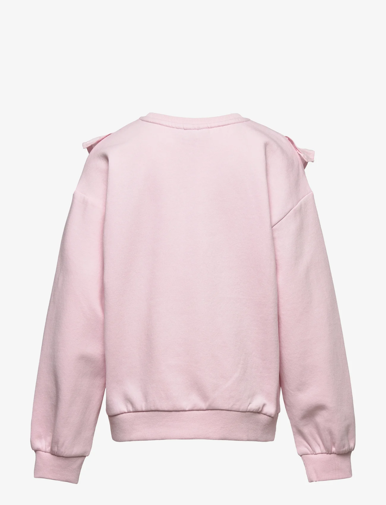 Kids Only - KOGOFELIA L/S FRILL O-NECK BO SWT - sweatshirts & huvtröjor - pink tulle - 1