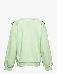 Kids Only - KOGOFELIA L/S FRILL O-NECK BO SWT - sweatshirts & hoodies - smoke green - 1