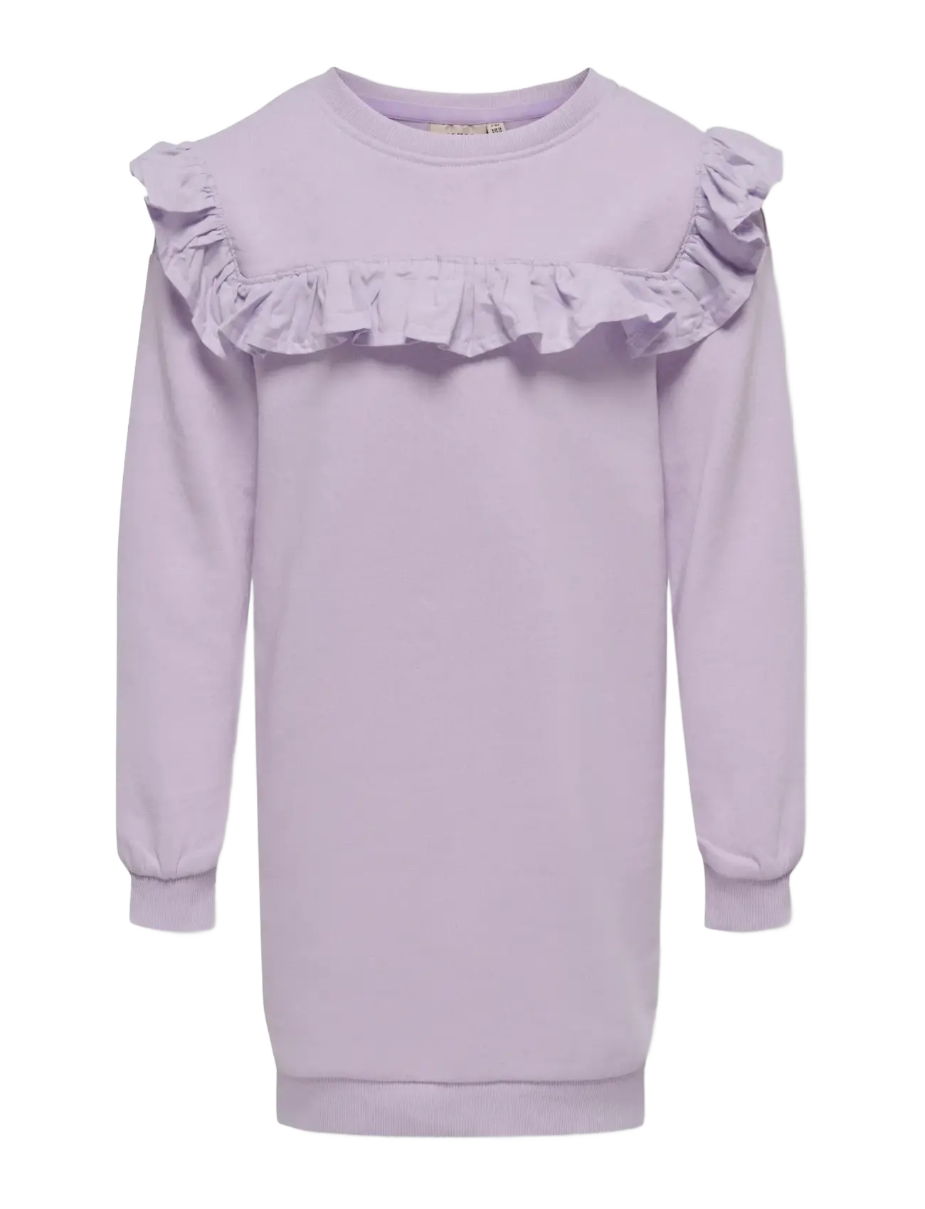 Kids Only KOGOFELIA L/S FRILL DRESS BO SWT - Kjoler & nederdele - PASTEL LILAC / purple