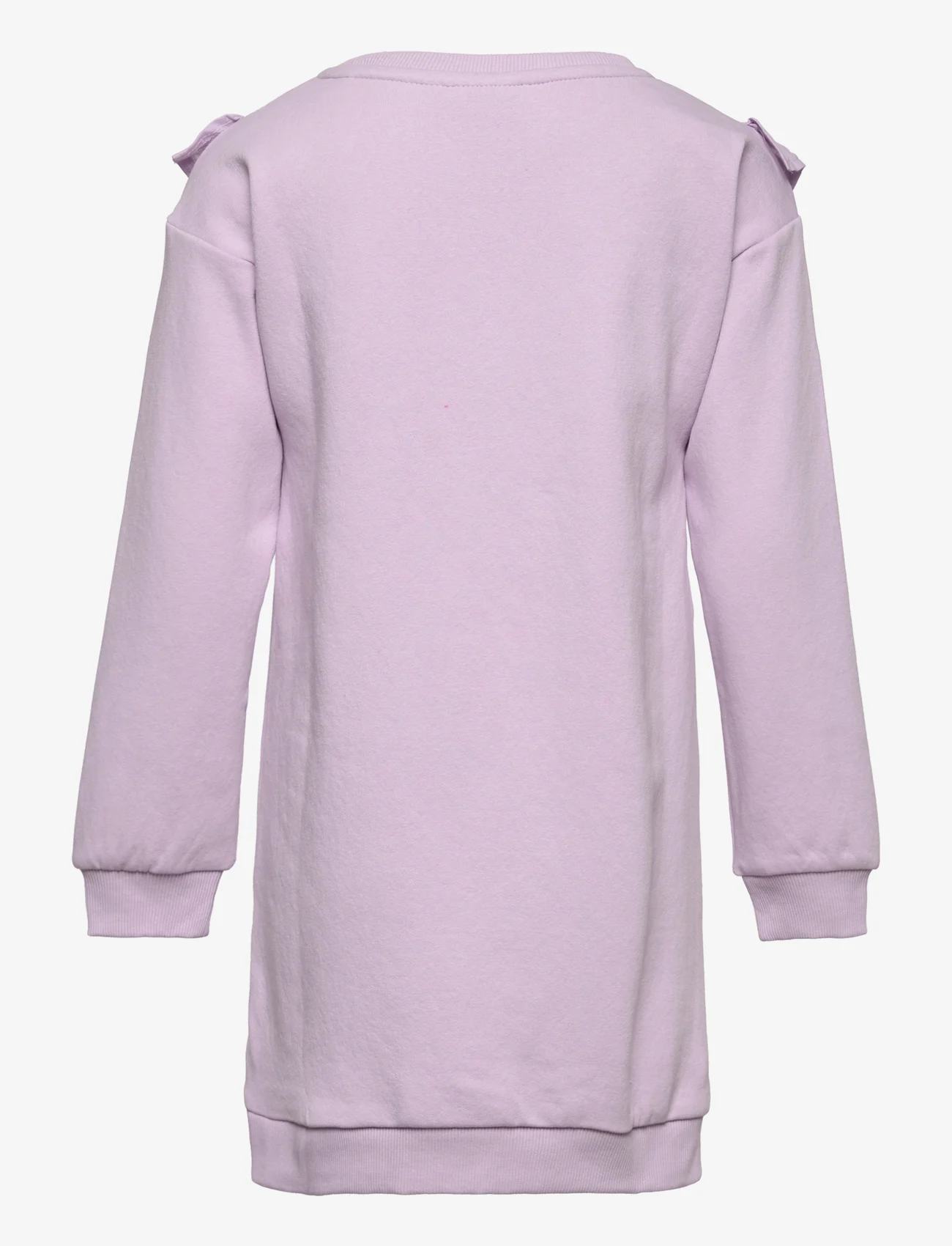 Kids Only - KOGOFELIA L/S FRILL DRESS BO SWT - long-sleeved casual dresses - pastel lilac - 1