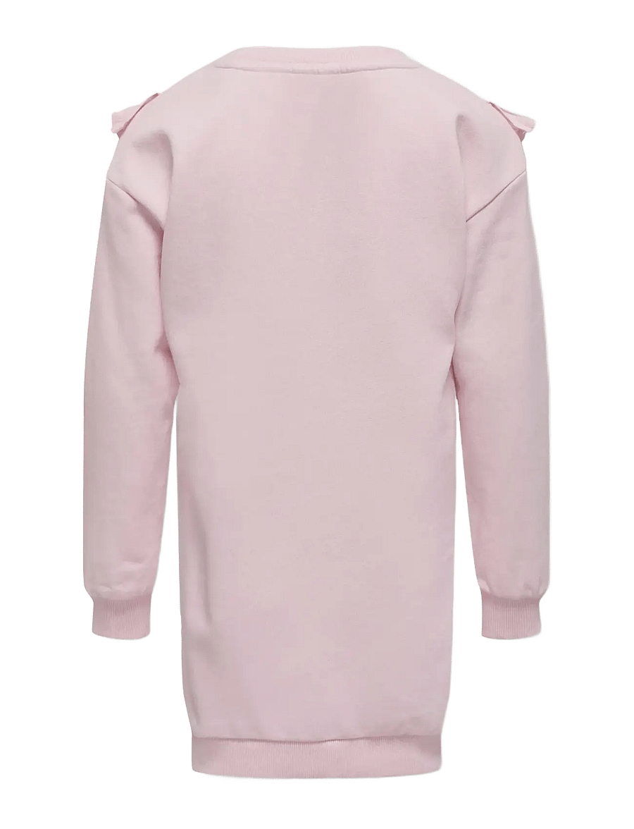 Kids Only - KOGOFELIA L/S FRILL DRESS BO SWT - laisvalaikio suknelės ilgomis rankovėmis - pink tulle - 1