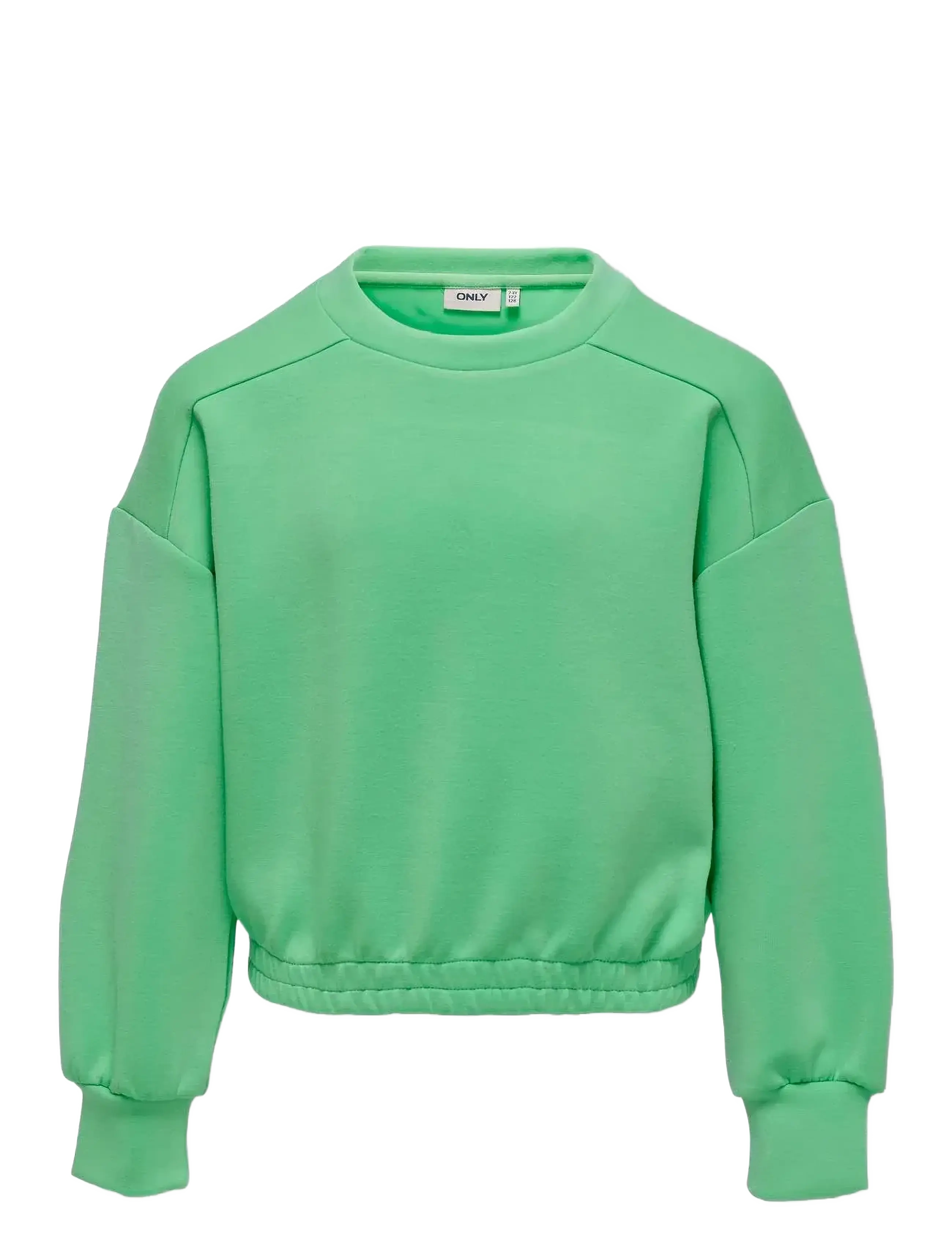 KOGSCARLETT L/S SHORT O-NECK BO SWT - SPRING BUD