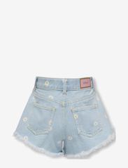 Kids Only - KOGCHIARA WAVE DAISY SHORTS BJ - korte jeansbroeken - light blue denim - 1