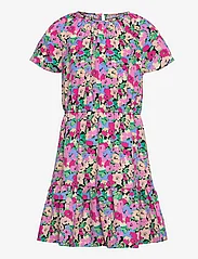 Kids Only - KOGTILMA S/S CUTLINE DRESS PTM - casual jurken met korte mouwen - black - 0