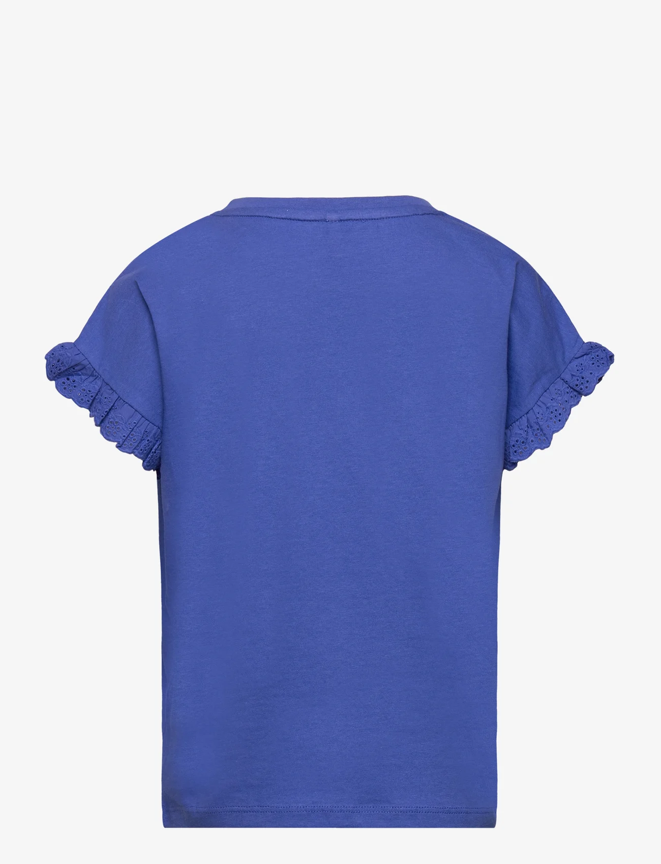 Kids Only - KOGIRIS S/S EMB TOP JRS - kortærmede t-shirts - dazzling blue - 1