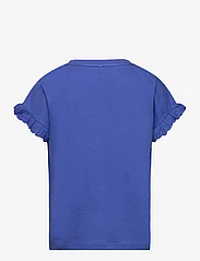 Kids Only - KOGIRIS S/S EMB TOP JRS - kortärmade t-shirts - dazzling blue - 1
