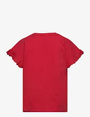 Kids Only - KOGIRIS S/S EMB TOP JRS - kortärmade t-shirts - flame scarlet - 1