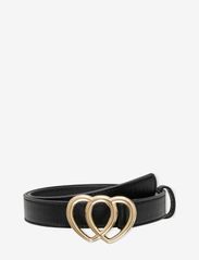 Kids Only - KOGPINA HEART PU JEANS BELT - lowest prices - black - 0