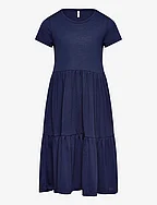 KOGDALIA S/S LONG DRESS JRS - NAVAL ACADEMY