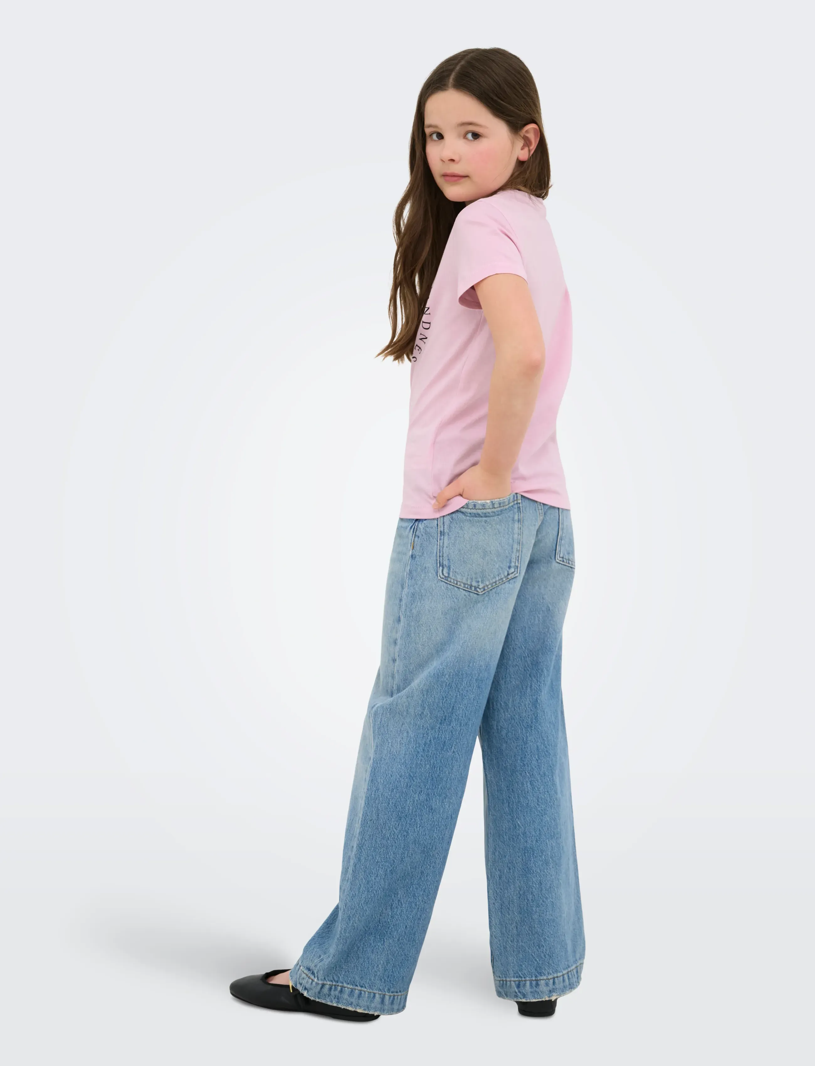 Kids Only - KOGEMMA LIFE REG S/S FLOWER TOP JRS NOOS - kortærmede t-shirts - roseate spoonbill - 3