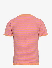 Kids Only - KOGSALLY CREPE S/S TOP KNT - short-sleeved t-shirts - orange chiffon - 1