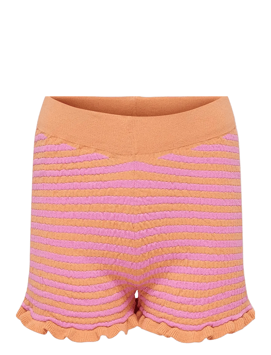 Kids Only - KOGSALLY CREPE SHORTS KNT - casual shorts - orange chiffon - 0