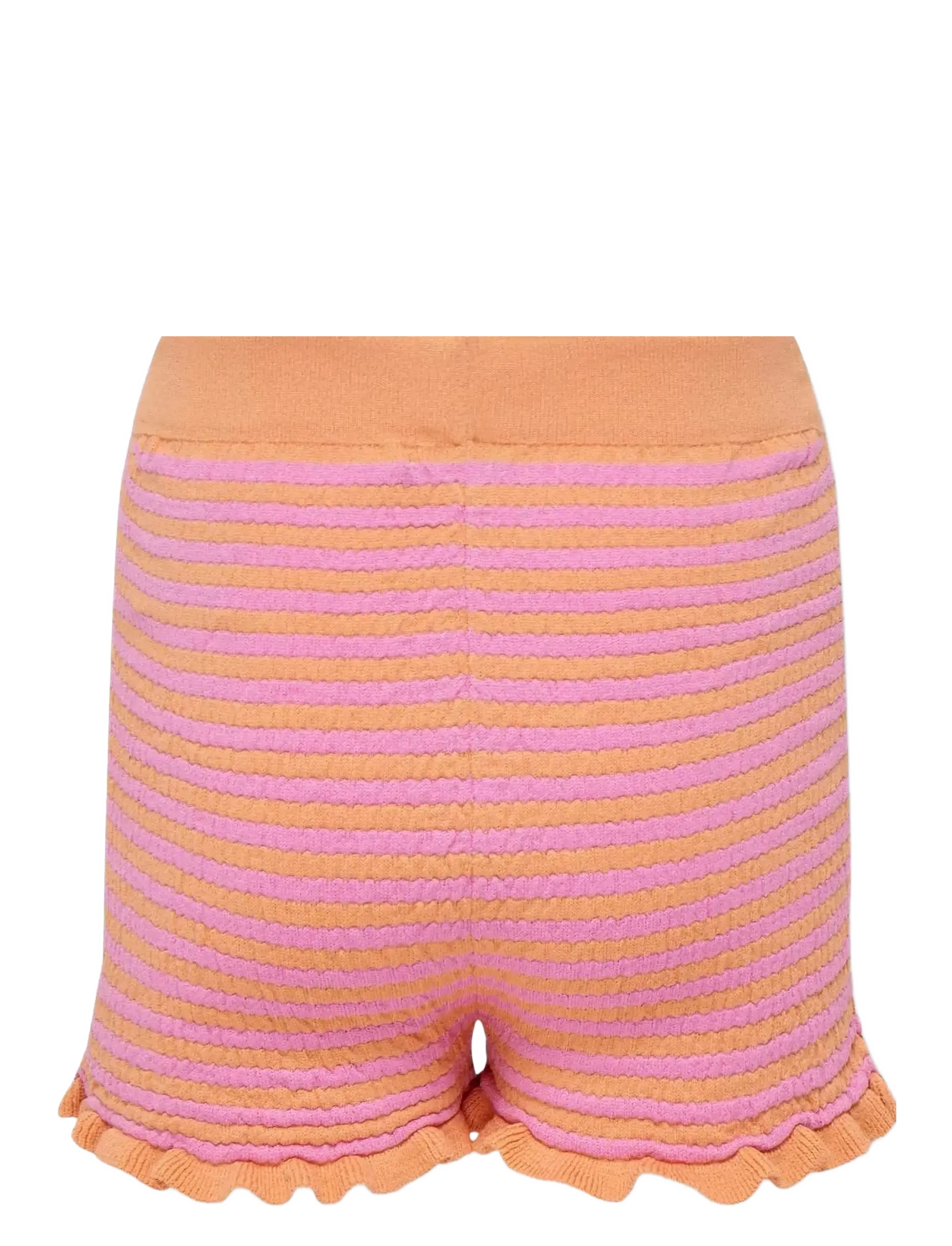 Kids Only - KOGSALLY CREPE SHORTS KNT - gode sommertilbud - orange chiffon - 1
