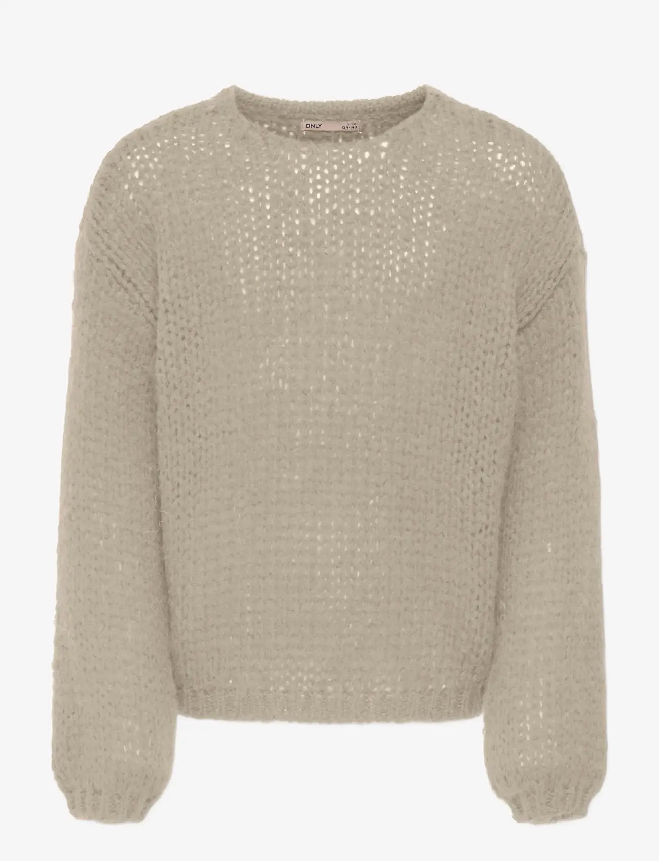 Kids Only - KOGNORDIC LIFE LS O-NECK KNT - stickade tröjor - humus - 0