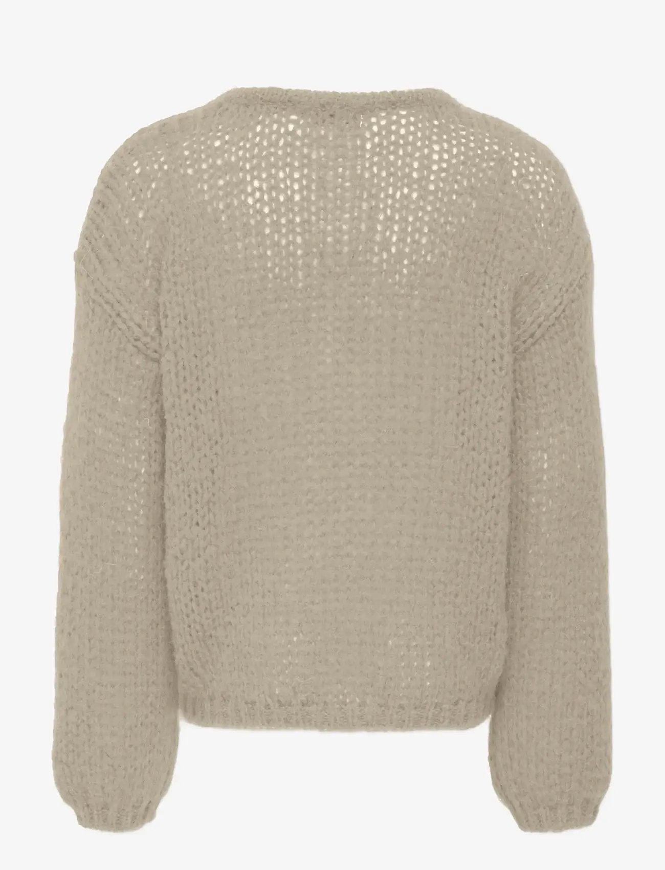 Kids Only - KOGNORDIC LIFE LS O-NECK KNT - stickade tröjor - humus - 1