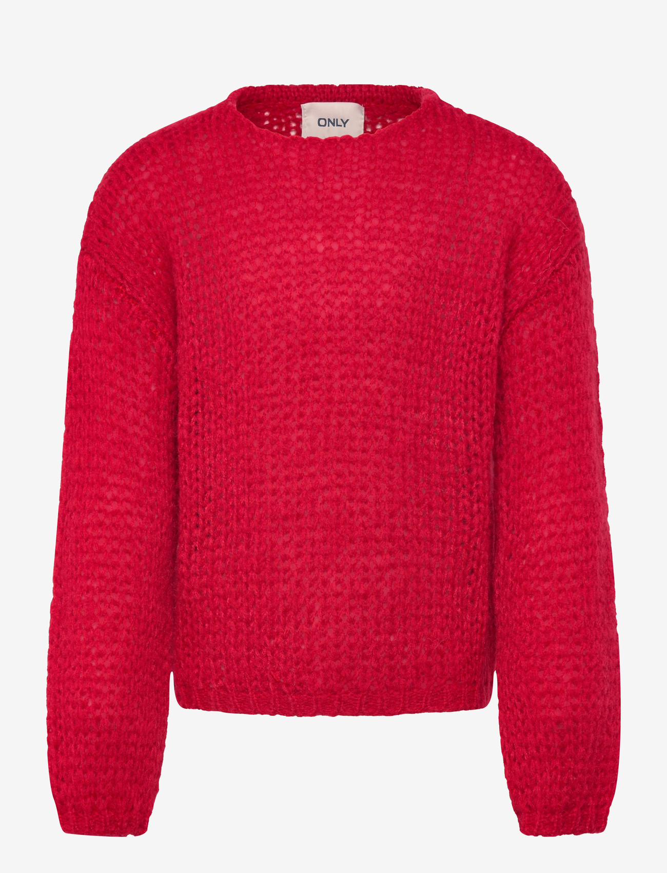 Kids Only KOGNORDIC LIFE LS O-NECK KNT - Kids Only - SALSA / red