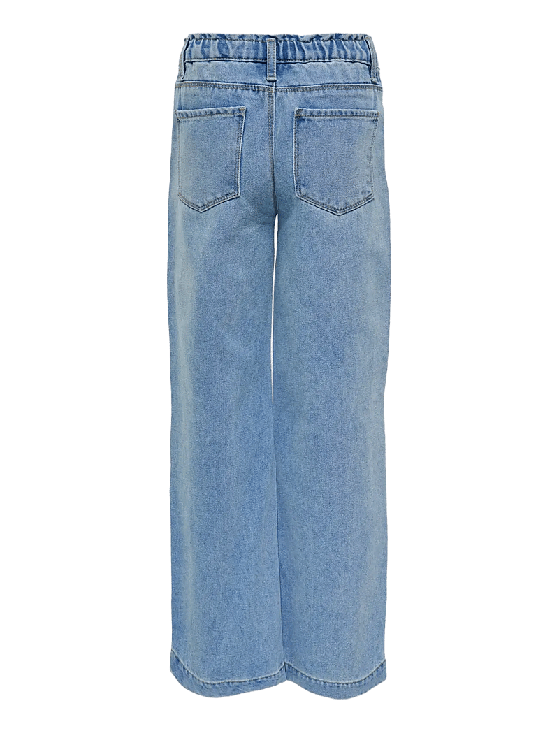 Kids Only - KOGCOMET WIDE DNM LB NOOS - brede jeans - light blue denim - 2