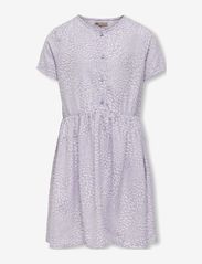 Kids Only - KOGLINO-DANI S/S BUTTON DRESS PTM - short-sleeved casual dresses - purple rose - 0