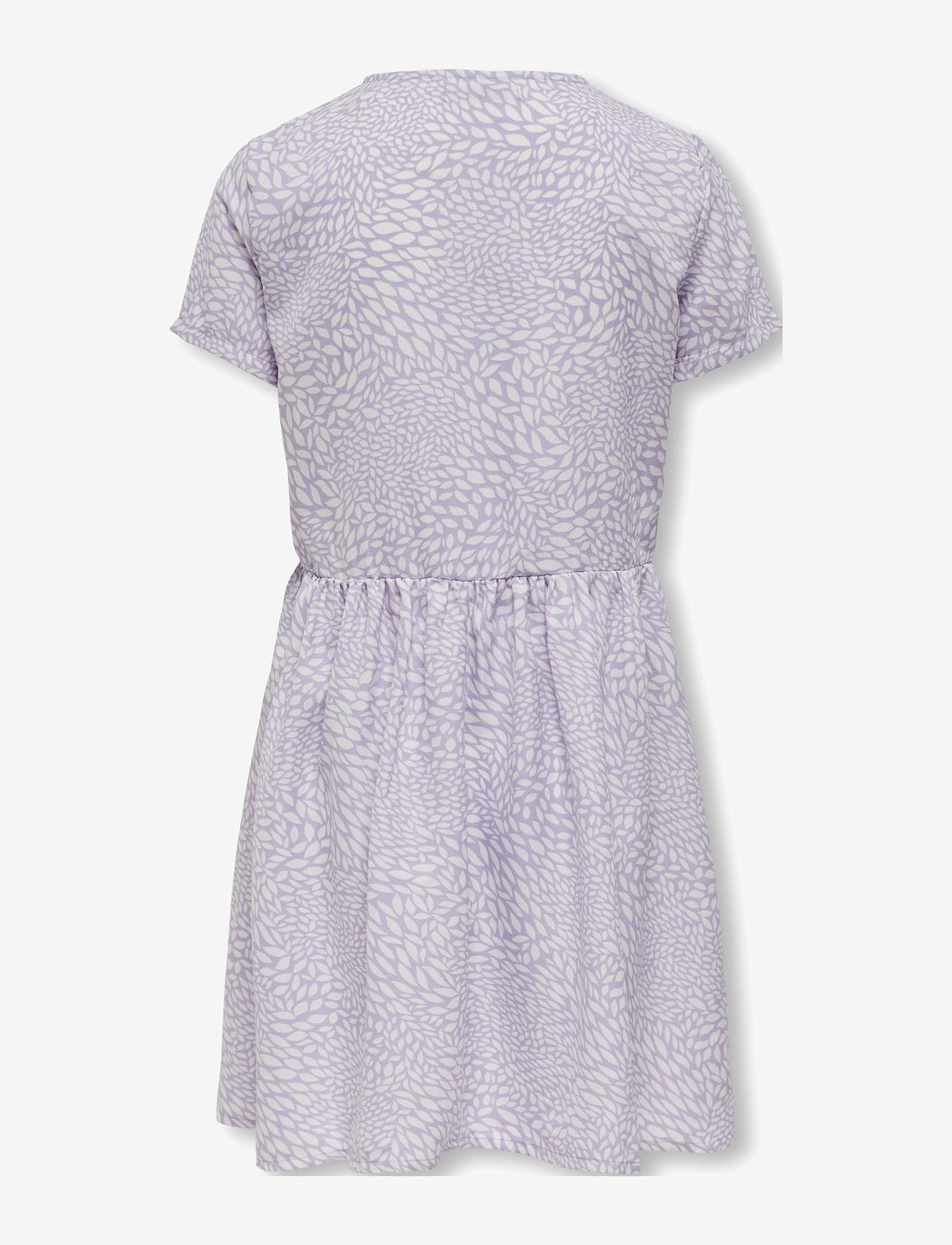 Kids Only - KOGLINO-DANI S/S BUTTON DRESS PTM - short-sleeved casual dresses - purple rose - 1