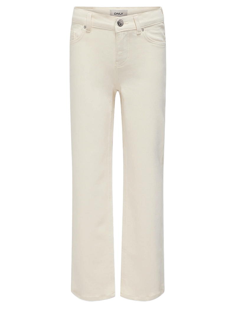 Kids Only - KOGJUICY WIDE LEG DNM CRO NOOS - regular jeans - ecru - 1