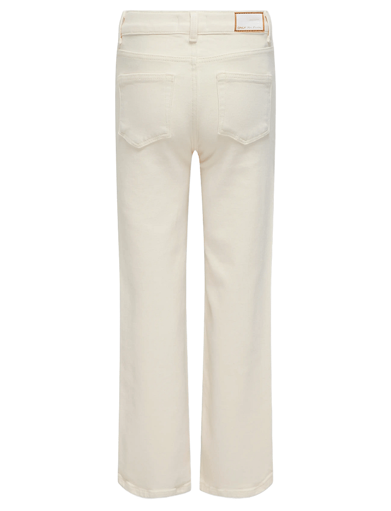 Kids Only - KOGJUICY WIDE LEG DNM CRO NOOS - regular jeans - ecru - 2