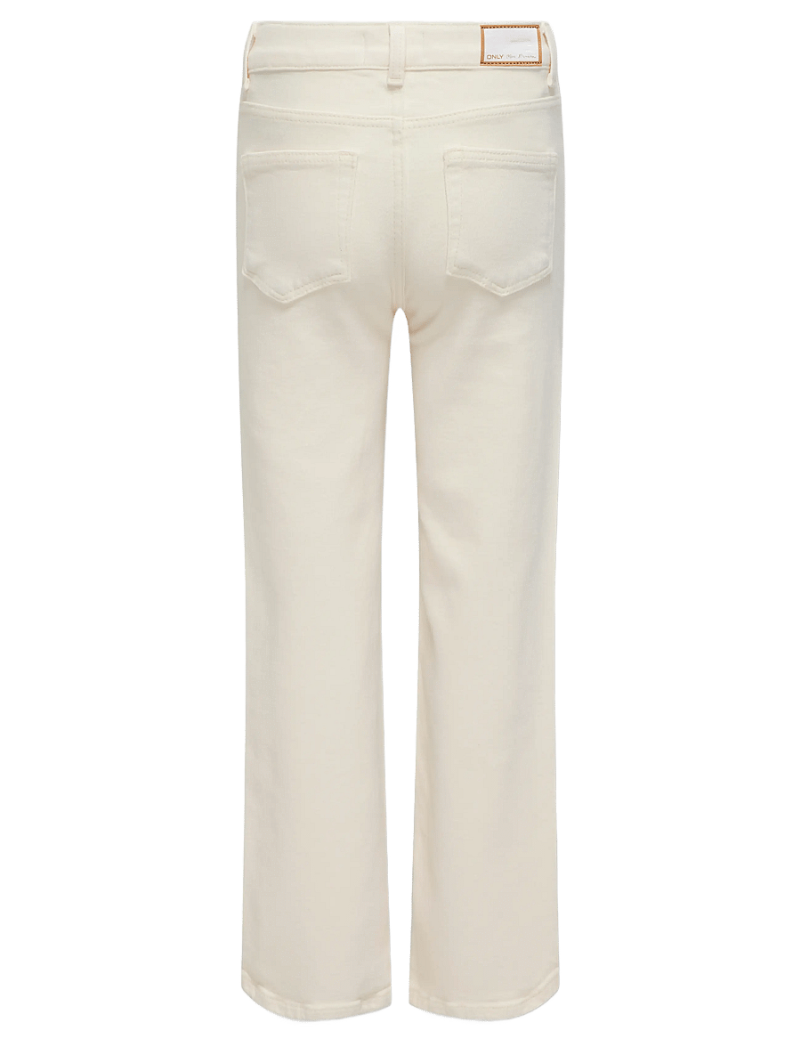 Kids Only - KOGJUICY WIDE LEG DNM CRO NOOS - regular jeans - ecru - 2