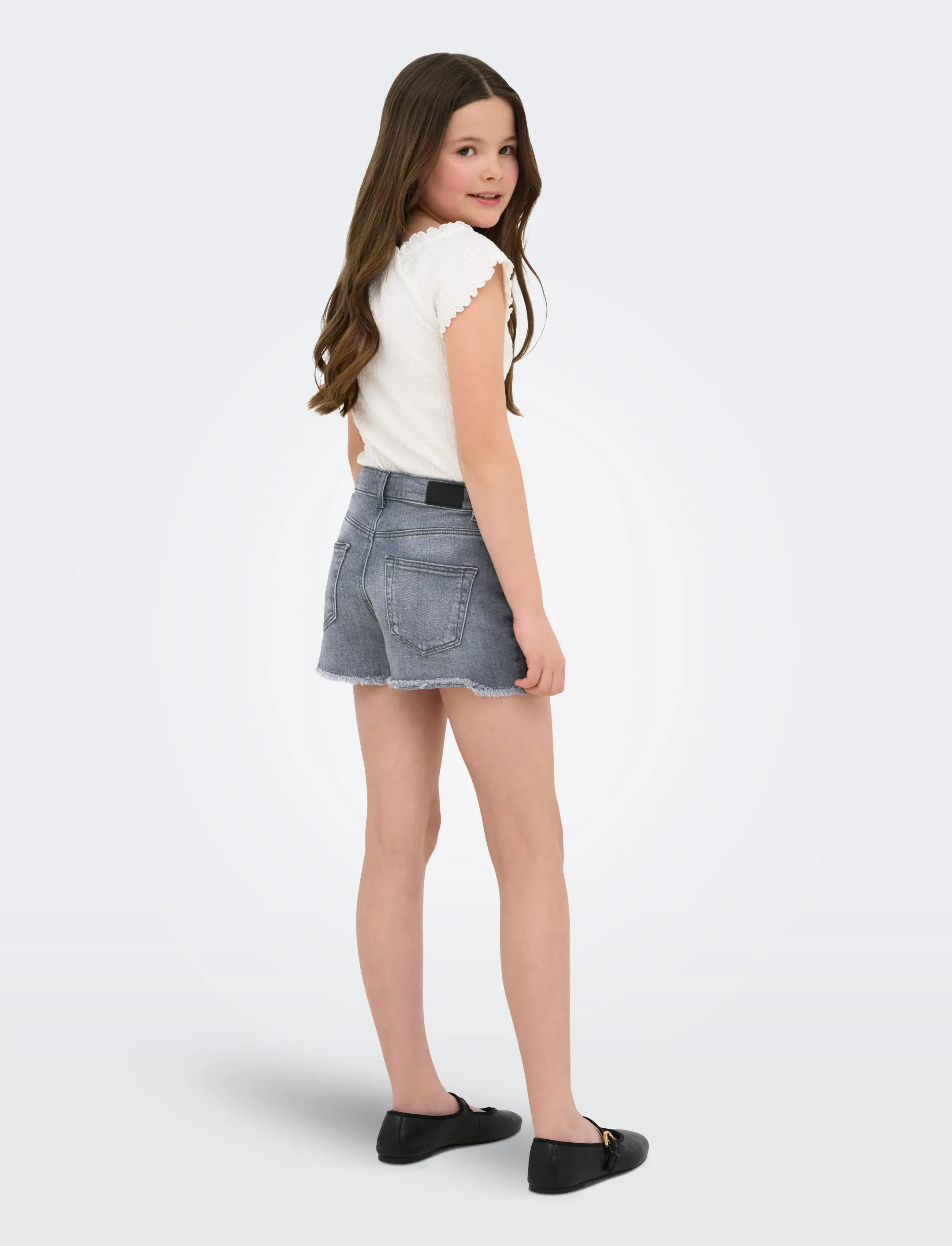 Kids Only - KOGROBYN EX VINT DNM SHORTS AZG529 NOOS - short en jeans - medium grey denim - 3