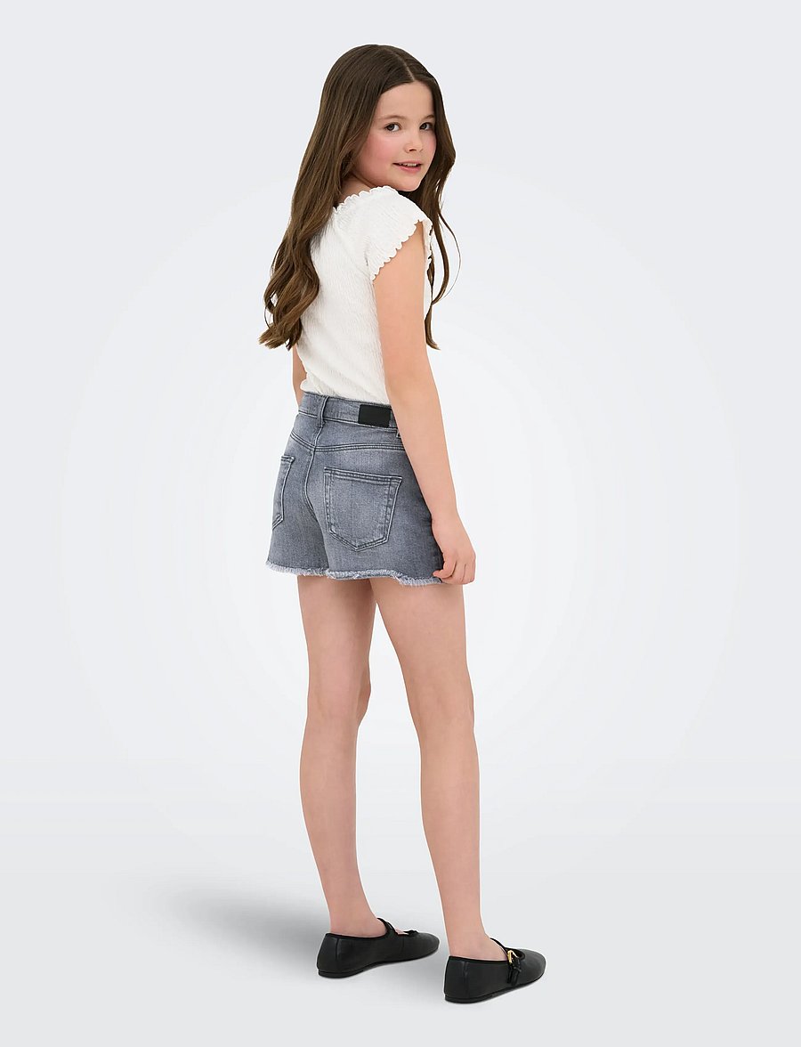 Kids Only - KOGROBYN EX VINT DNM SHORTS AZG529 NOOS - lühikesed teksapüksid - medium grey denim - 3