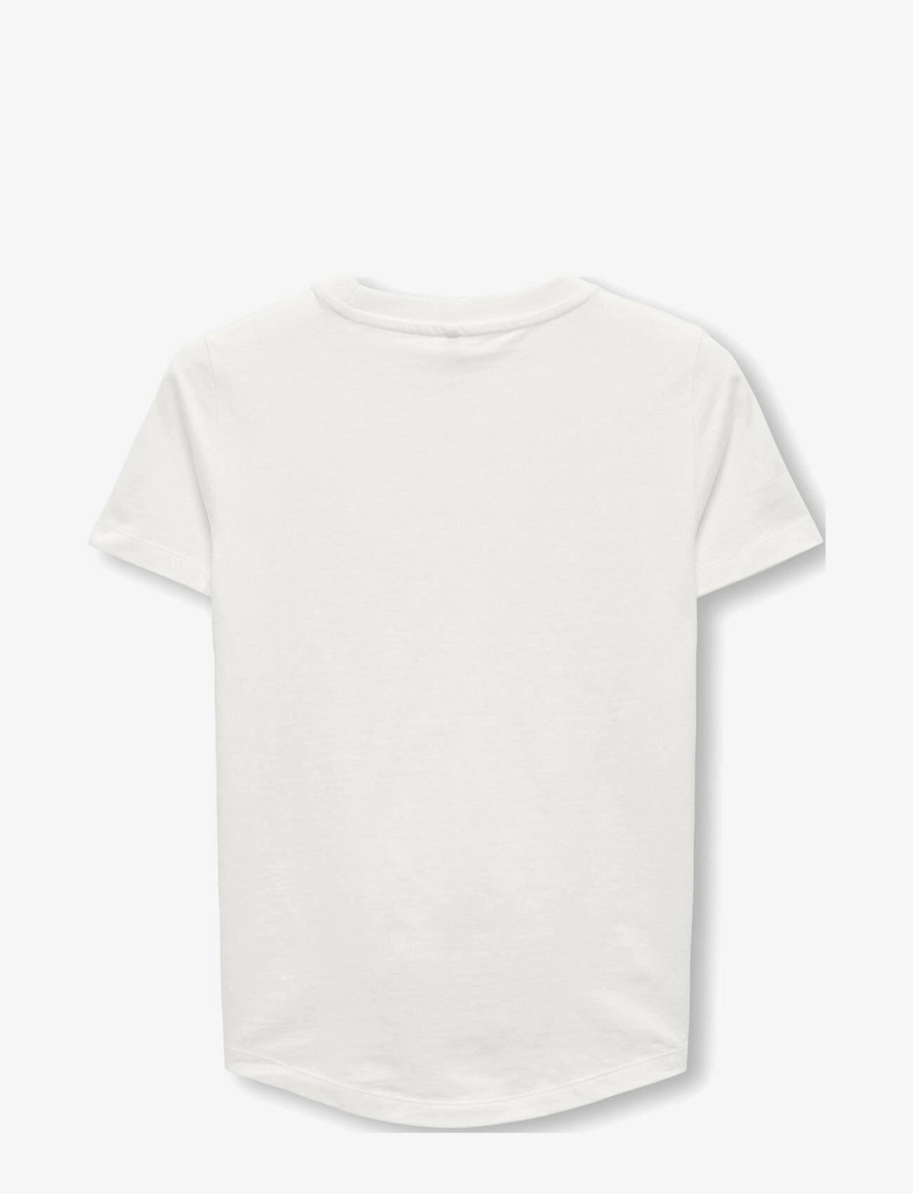 Kids Only - KOBLAU S/S OCEAN TEE BOX JRS - cloud dancer - 1