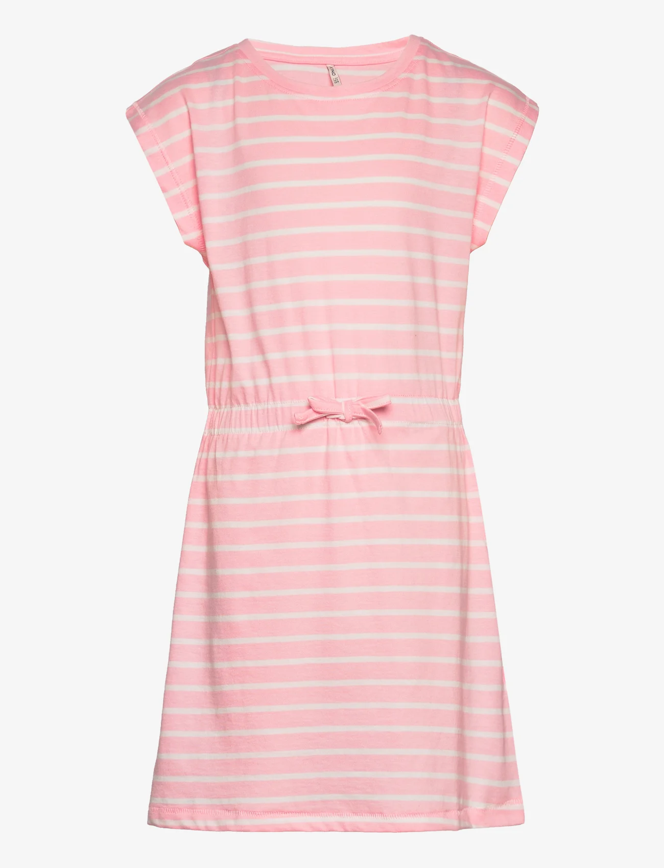 Kids Only - KOGMAY S/S STRIPE DRESS BOX BO JRS - casual jurken met korte mouwen - tickled pink - 0