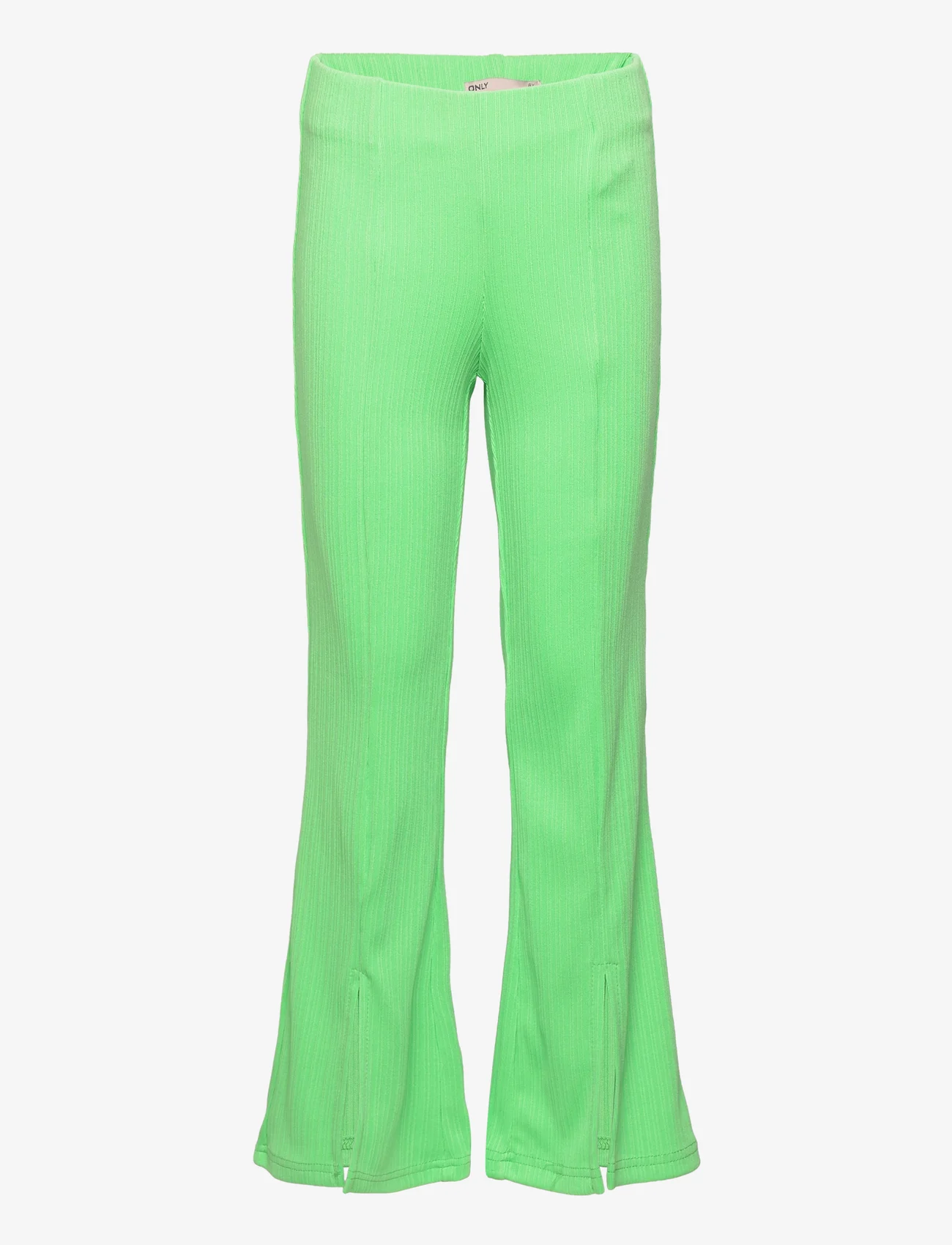 Kids Only - KOGFIONA RIB WIDE PANT PNT - sommarfynd - summer green - 0
