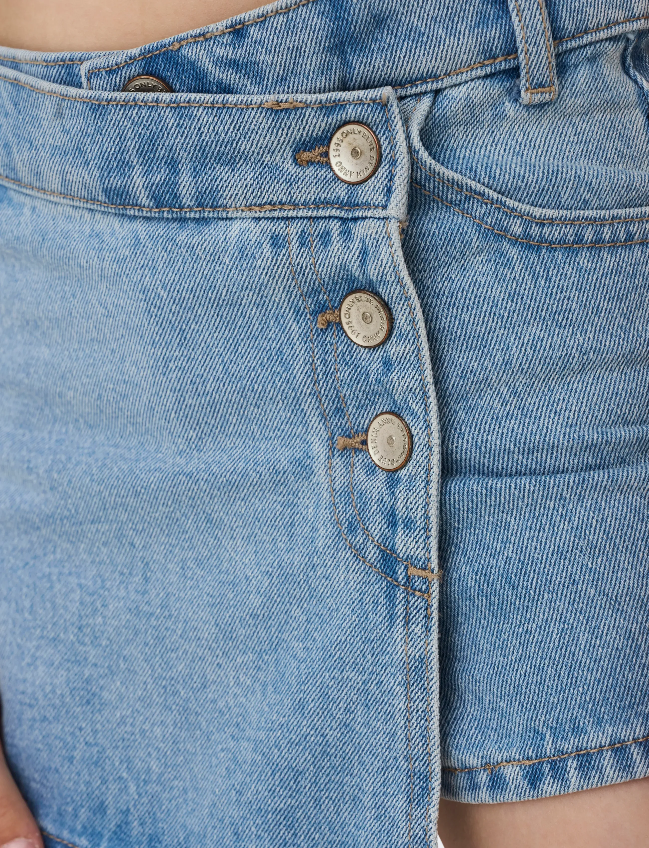 Kids Only - KOGJENNY SKORT DNM PIM020 NOOS - jupes-shorts - light blue denim - 5