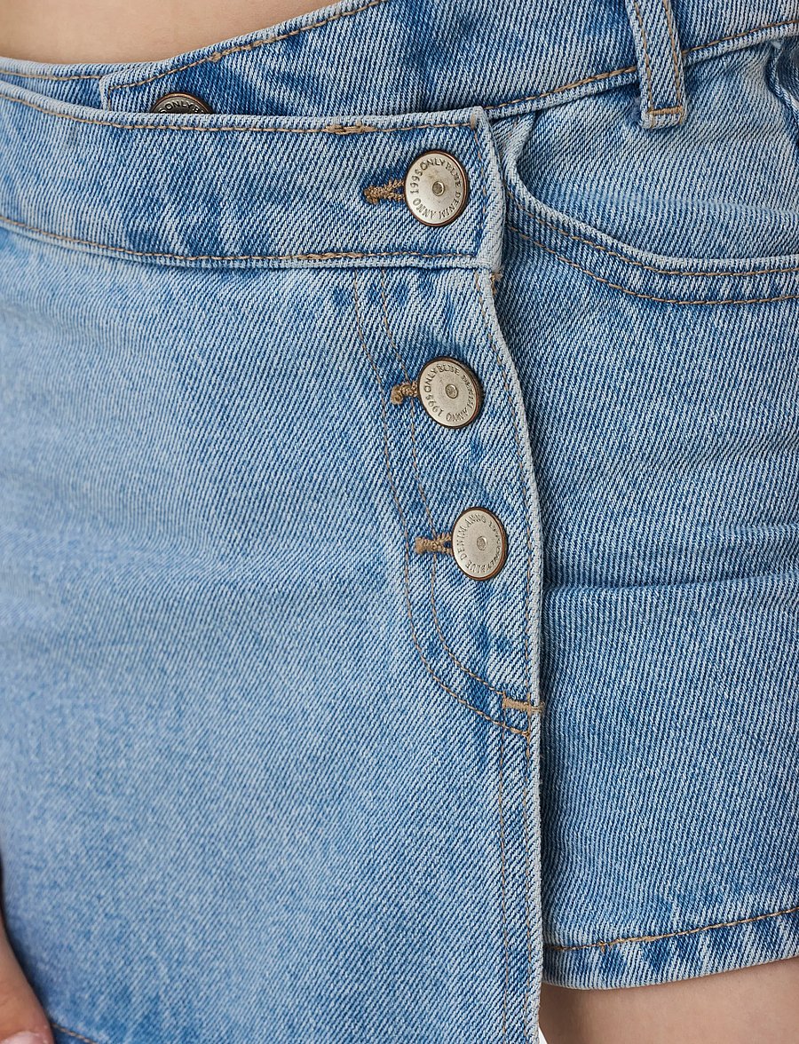 Kids Only - KOGJENNY SKORT DNM PIM020 NOOS - jupes-shorts - light blue denim - 5