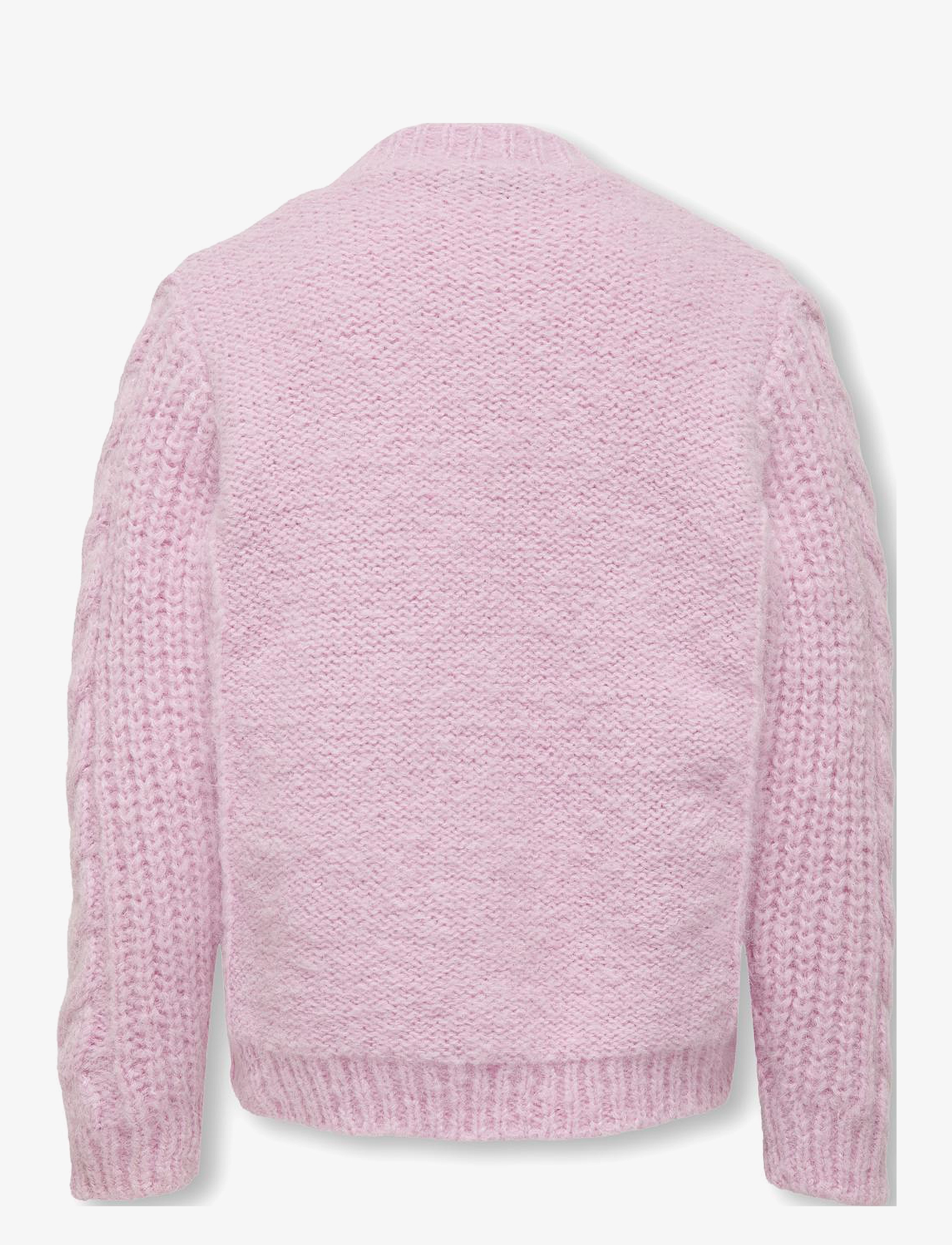 Kids Only - KOGLOLA LS O-NECK CARDIGAN CP KNT - pink lady - 1