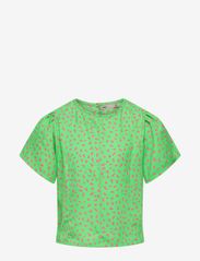 Kids Only - KOGLINO S/S AOP TOP PTM - kortærmede t-shirts - summer green - 0